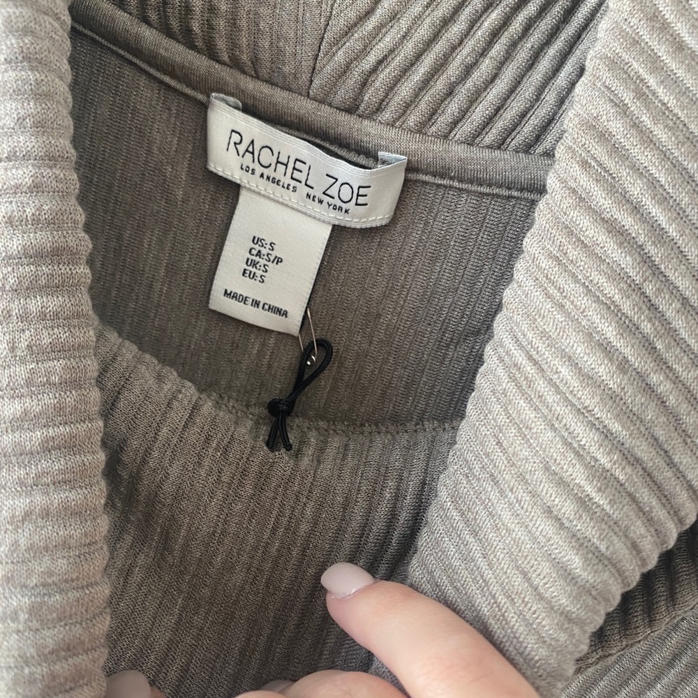 NWT - Rachel Zoe tan cowl neck sweater - Picture 5 of 5